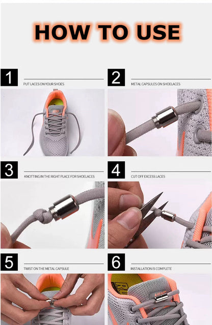 Tie-me-Not shoelaces