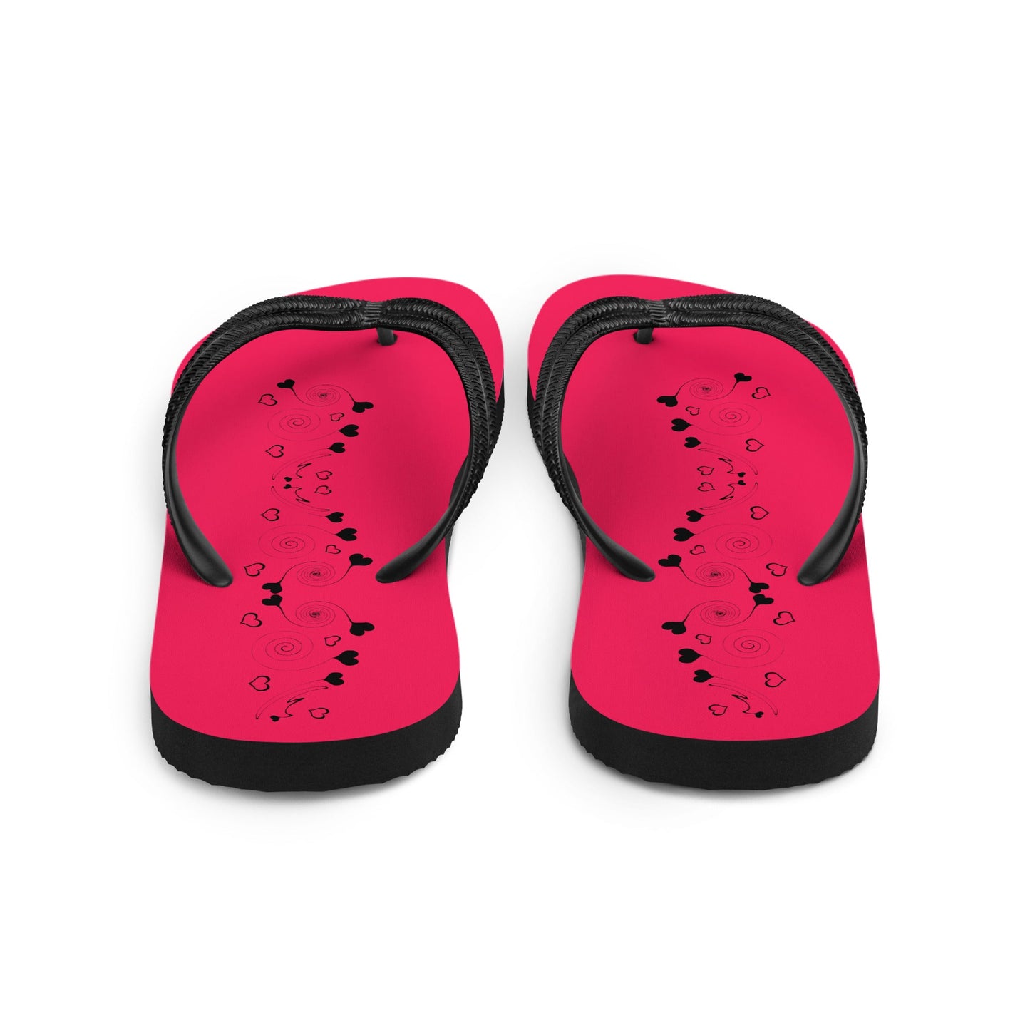 Tiny Hearts Design Flip-Flops