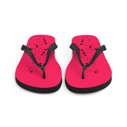 Tiny Hearts Design Flip-Flops