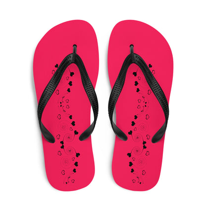 Tiny Hearts Design Flip-Flops