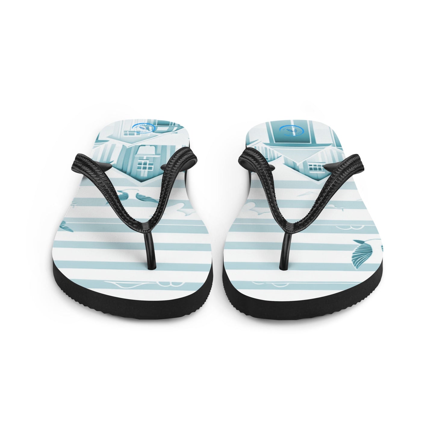 Travelling Whale - Unisex Flip-Flops