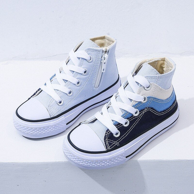 Tri color - Kid's canvas shoes