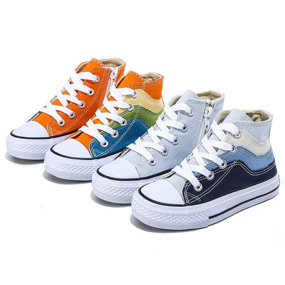 Tri color - Kid's canvas shoes