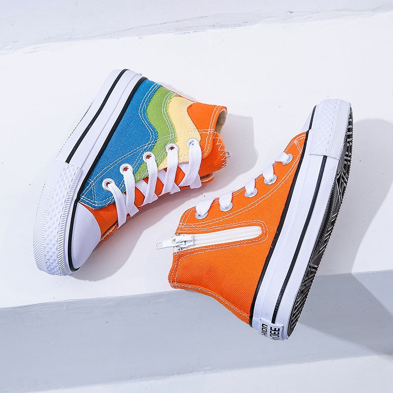 Tri color - Kid's canvas shoes