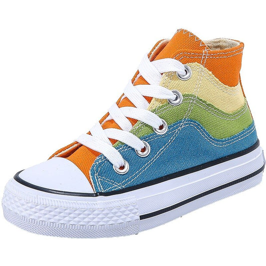 Tri color - Kid's canvas shoes