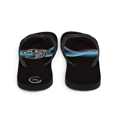 Tribal Shark - Flip-Flops Designs