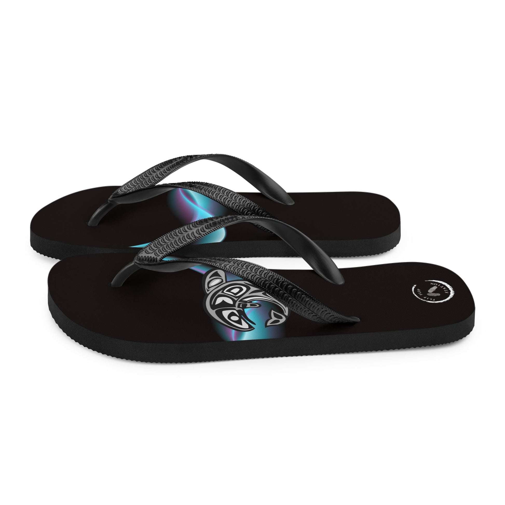 Tribal Shark - Flip-Flops Designs