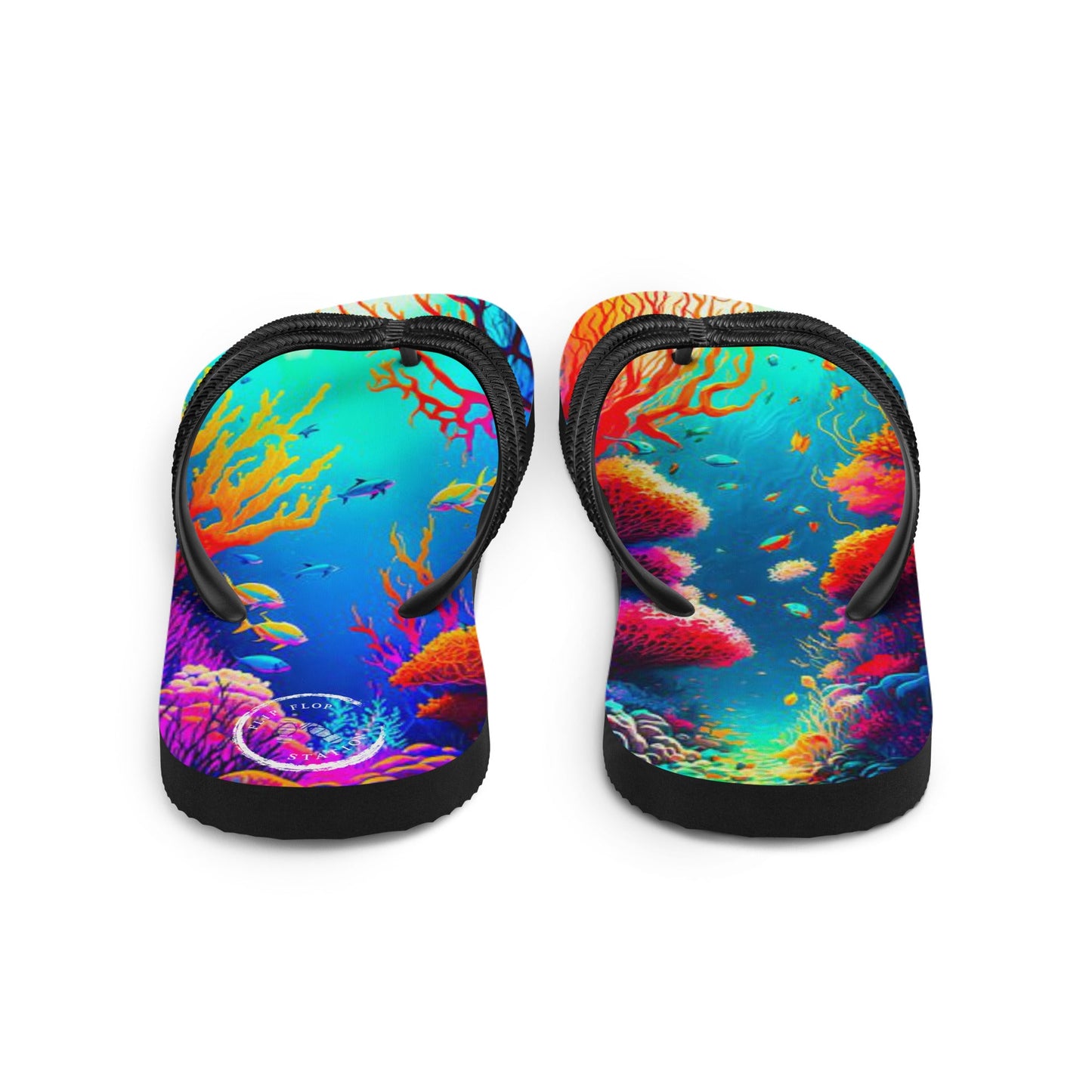 Underwater Art Gallery Flip-Flops