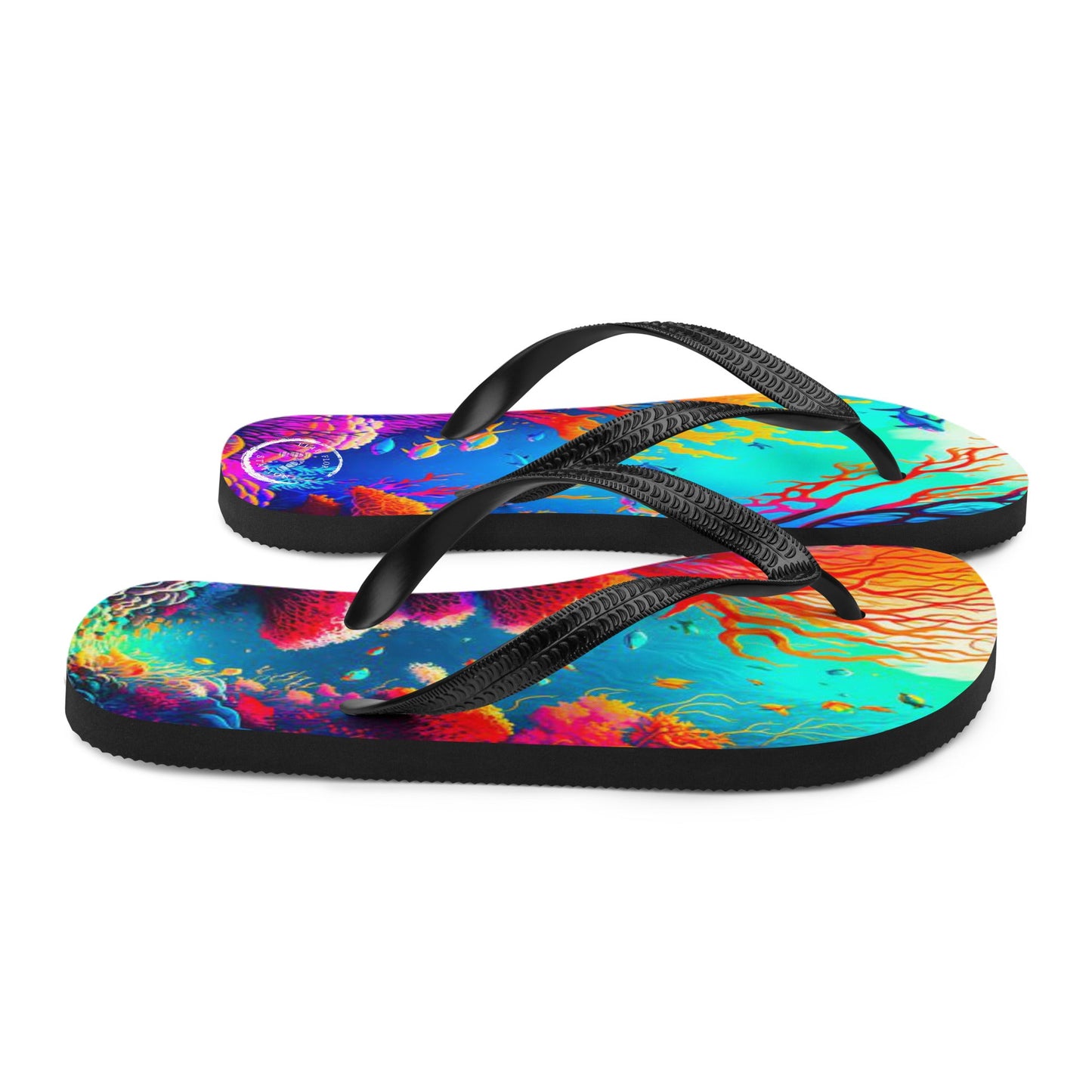 Underwater Art Gallery Flip-Flops