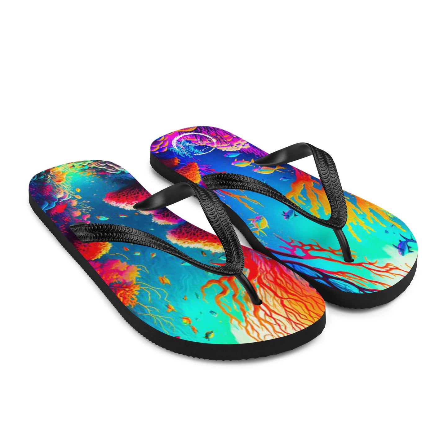 Underwater Art Gallery Flip-Flops