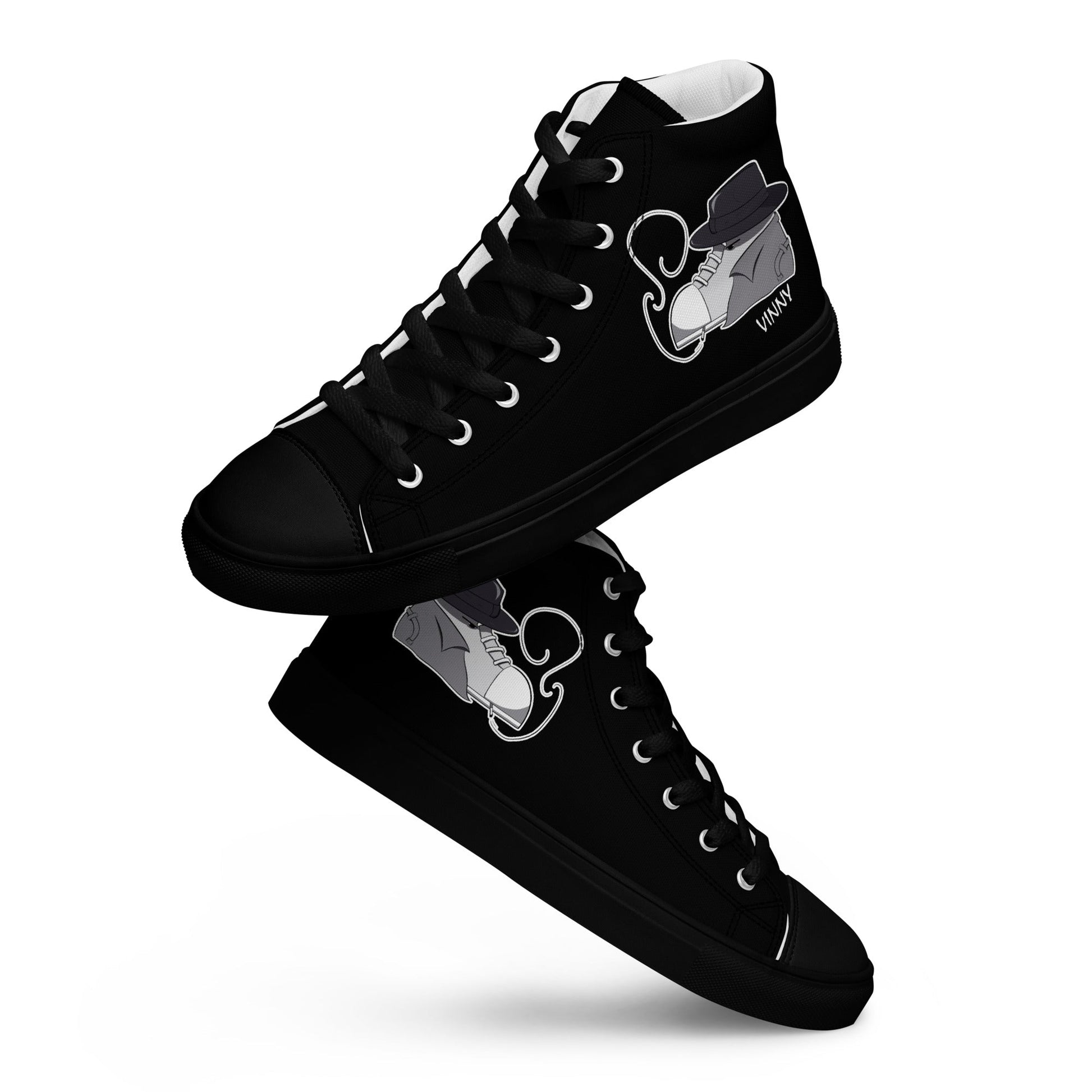 Vinny's Signature Men's High top canvas sneakers