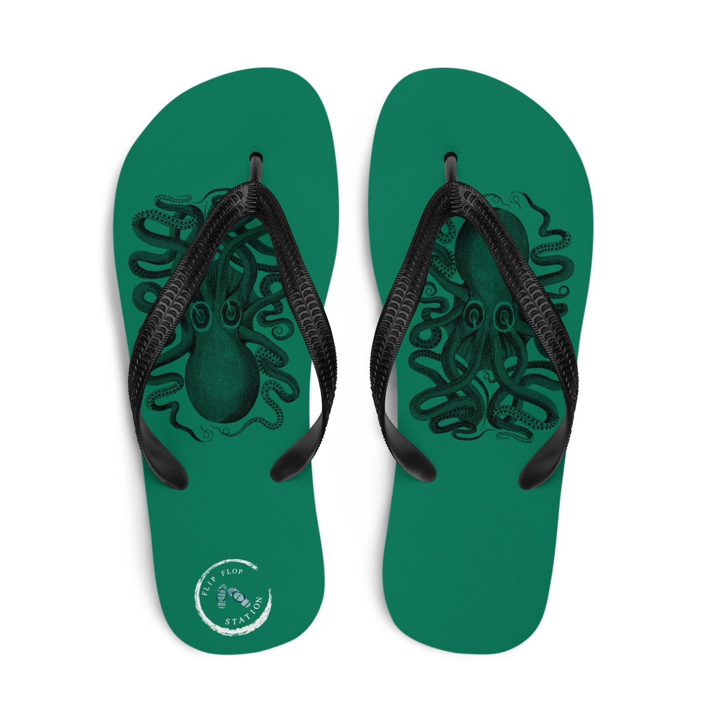 Vintage Octopus Flip-Flops