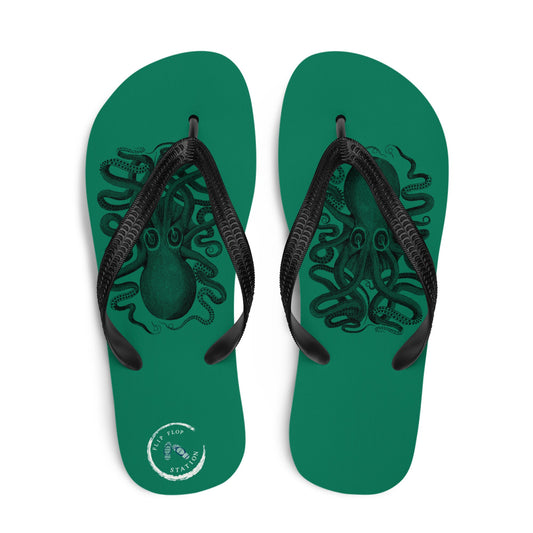 Vintage Octopus Flip-Flops