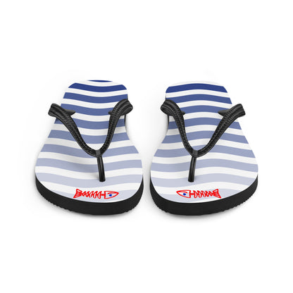 Waves Unisex Flip Flops Design