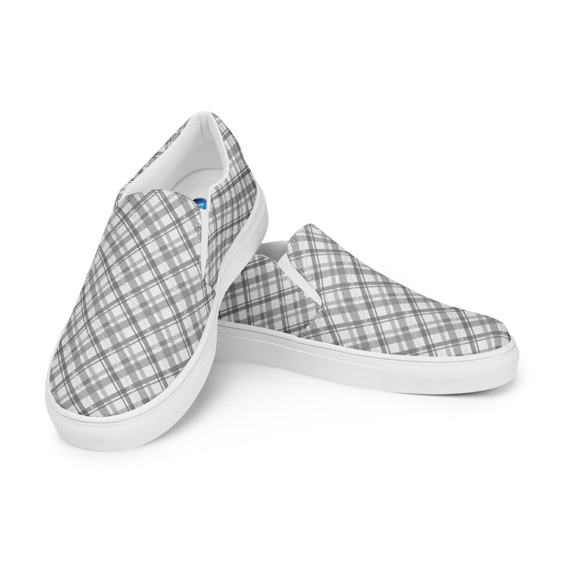 Why not Grey? men's slip-on canvas shoes