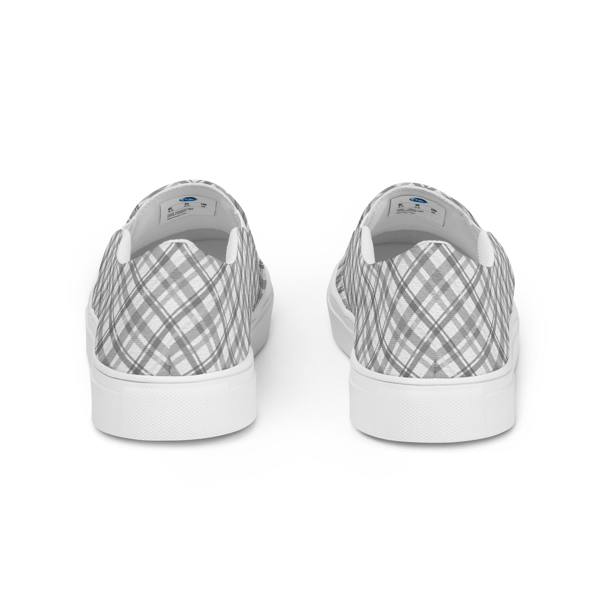 Why not Grey? men's slip-on canvas shoes