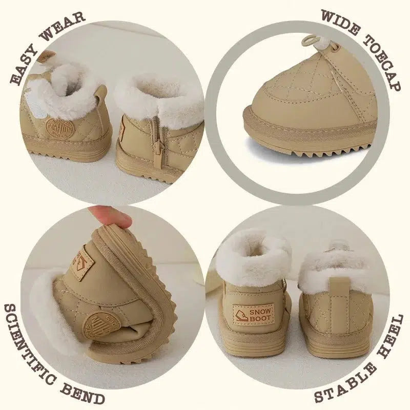 Winter Baby Boots Buckle Design