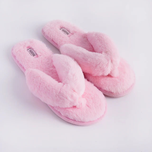 Winter Feet: Fluffy-Lined Flip Flops Designs