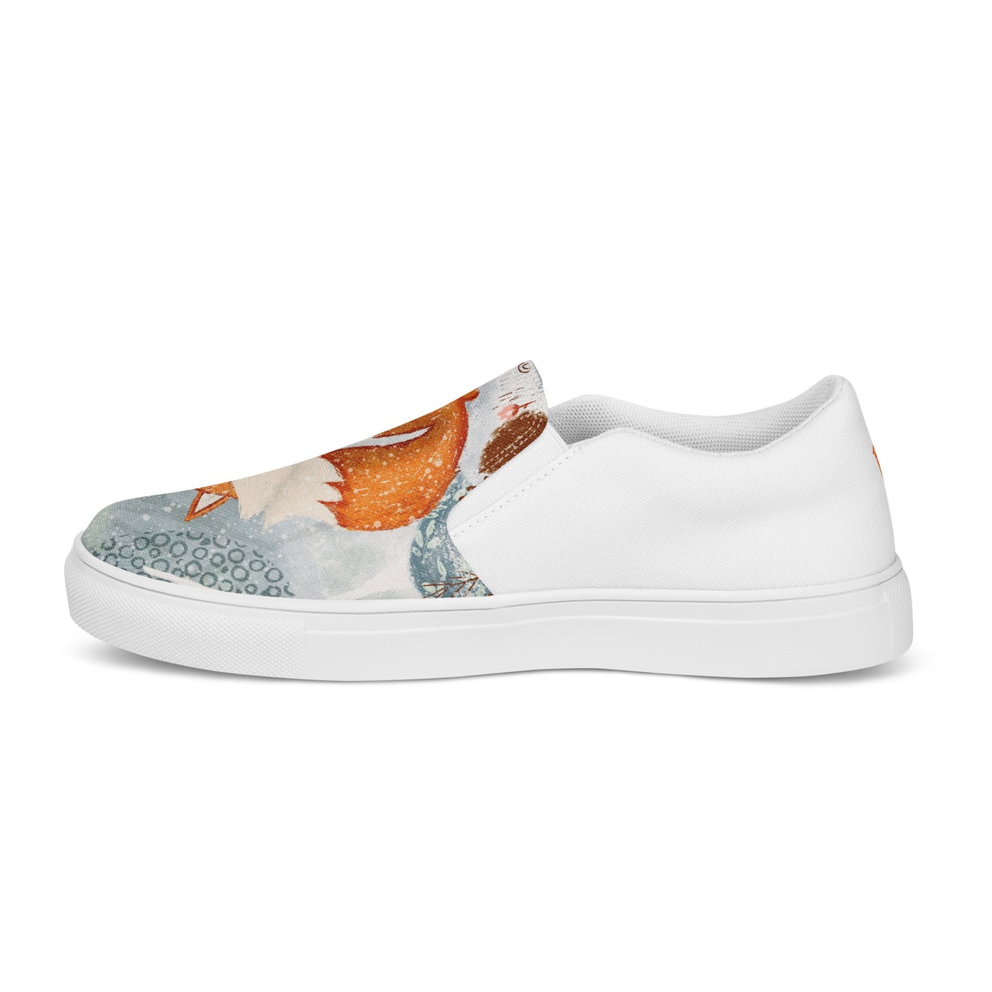 Winter Fox men's slip-on canvas shoes