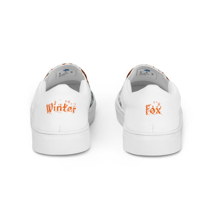 Winter Fox men's slip-on canvas shoes