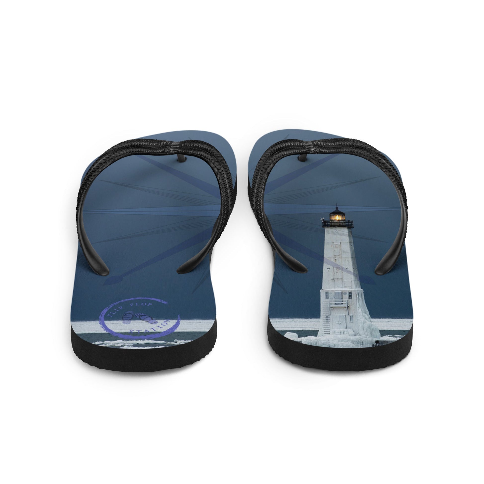 Winter Lighthouse - Flip-Flops design