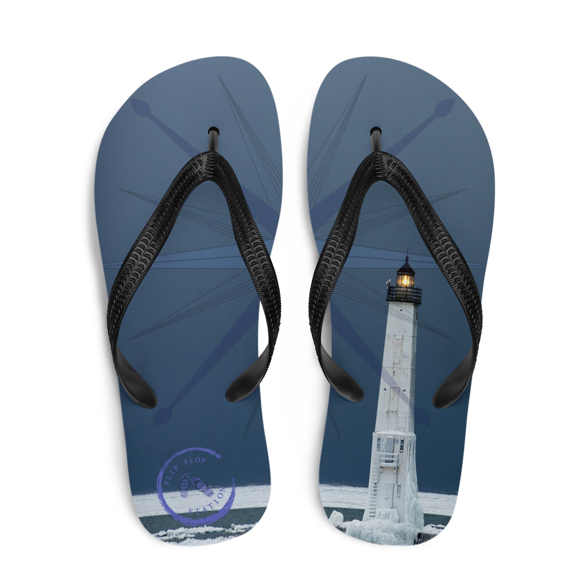 Winter Lighthouse - Flip-Flops design