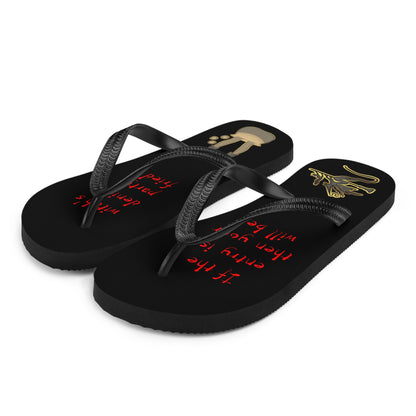 Witch in the Party - Halloween Flip-Flops