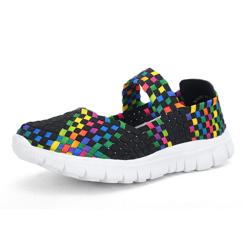 Woven & Colorful Women's slip-on shoes