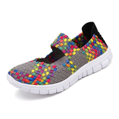 Woven & Colorful Women's slip-on shoes