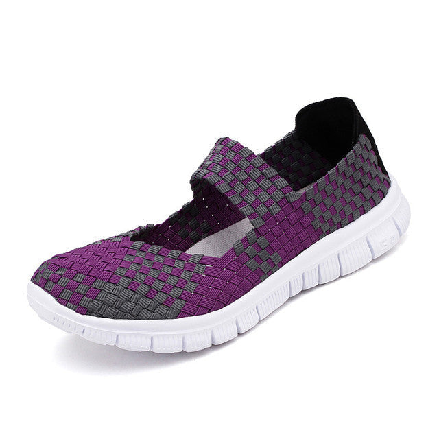 Woven & Colorful Women's slip-on shoes