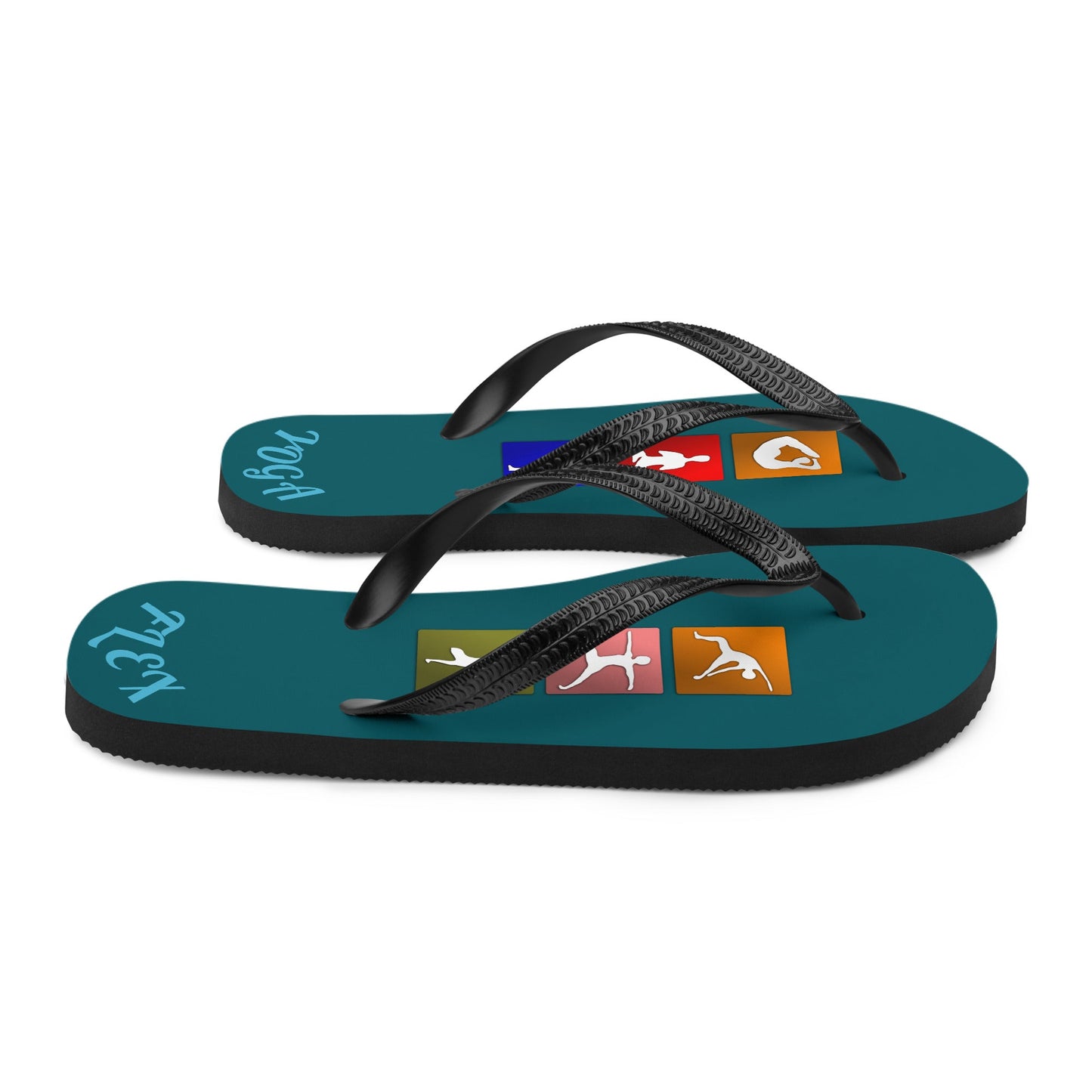 Yoga flex design flip flops