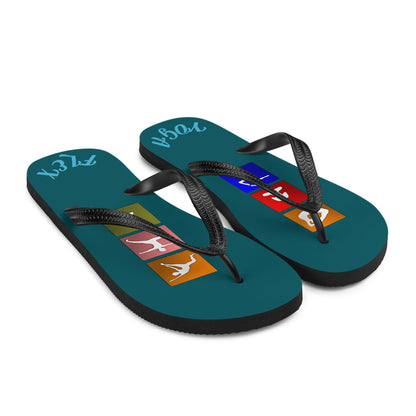 Yoga flex design flip flops